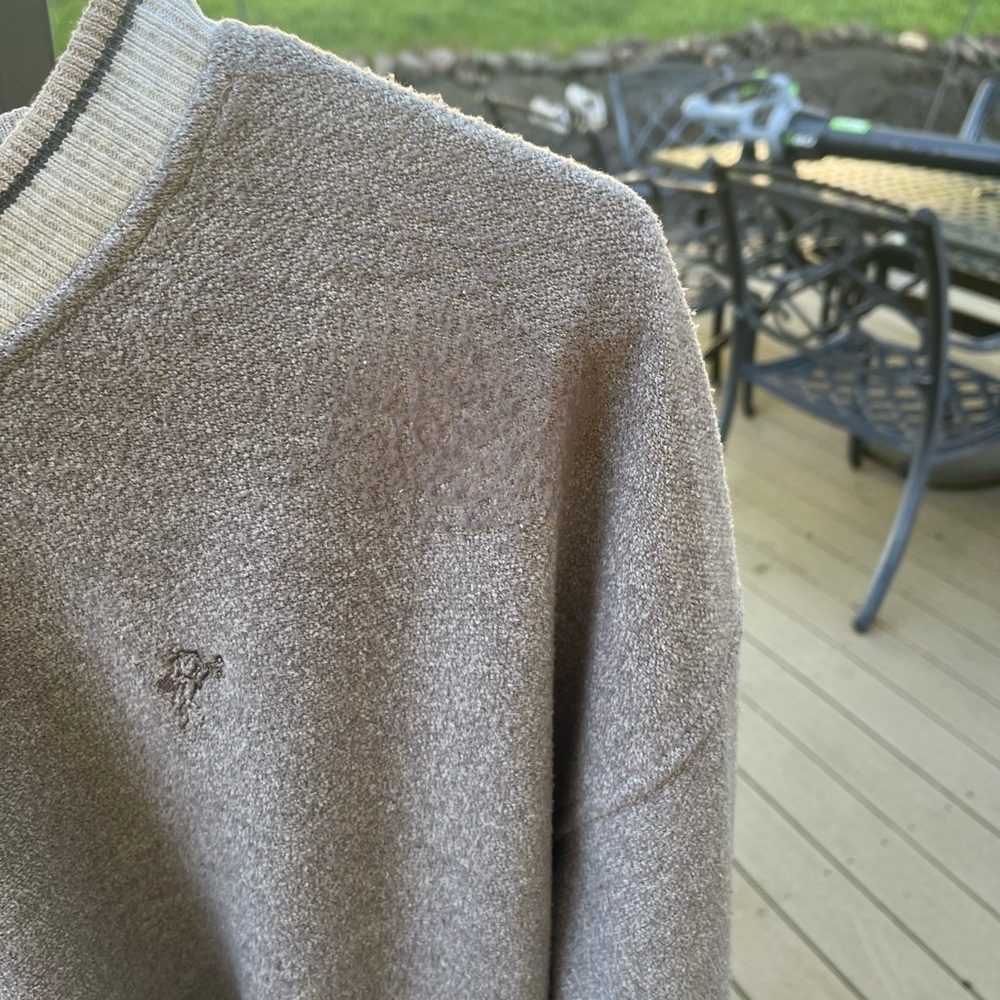 Ashworth Men’s Golf V-Neck Pullover Lined Windbreaker Jacket XXL - Picture 5 of 16